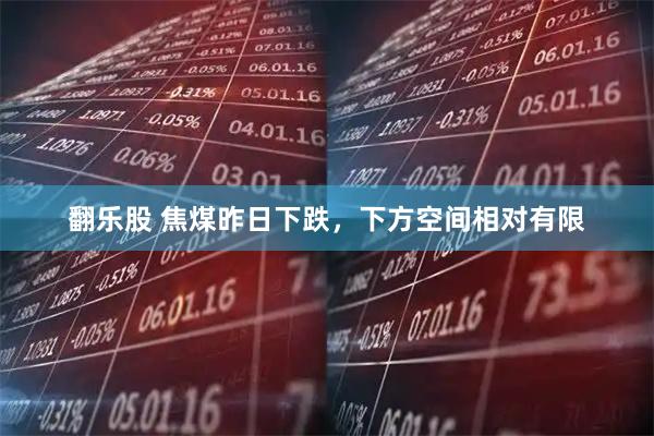 翻乐股 焦煤昨日下跌，下方空间相对有限